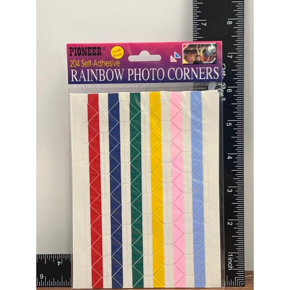 1999 PIONEER RPC-1 RAINBOW PHOTO CORNERS SET OF 204 STICKERS - Picture 2 of 3